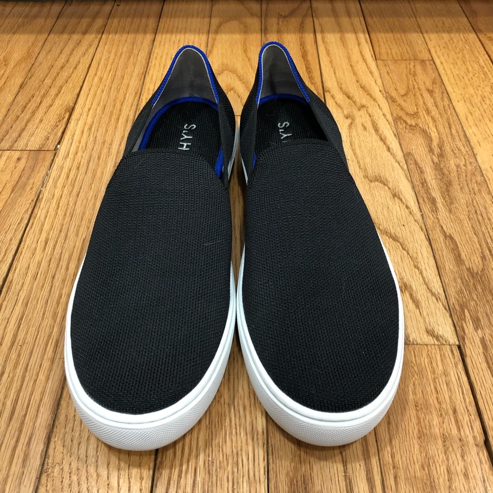 Rothys black slip in sneaker - brand new!